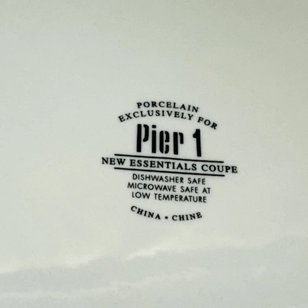 Pier 1 New Essentials Coupe 13 1/8